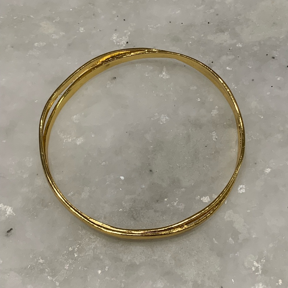 Gorjana Gold Hammered Bangle Bracelet